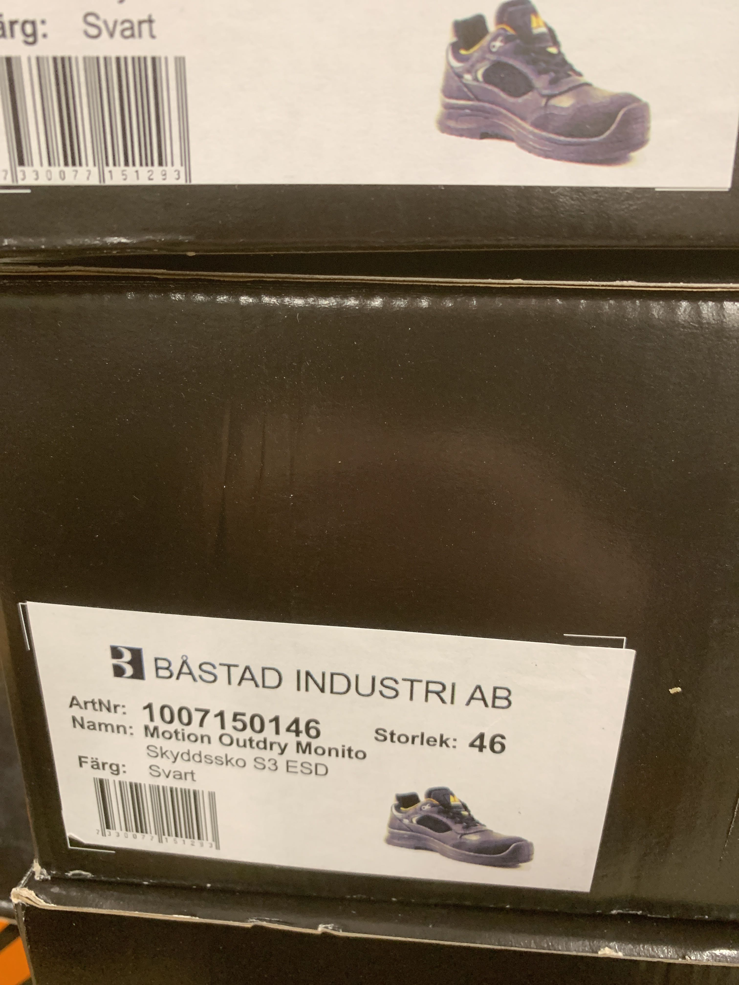 Skyddssko Monitor Motion Outdry, Strl 46 Auktioner online