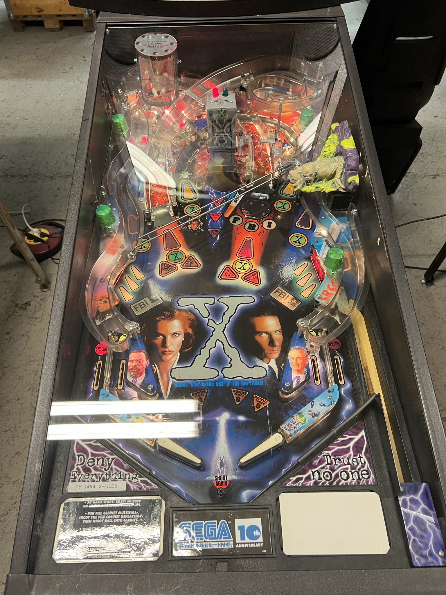 Pinball Game Sega X-Files -1997 - PS Auction - We value the future ...