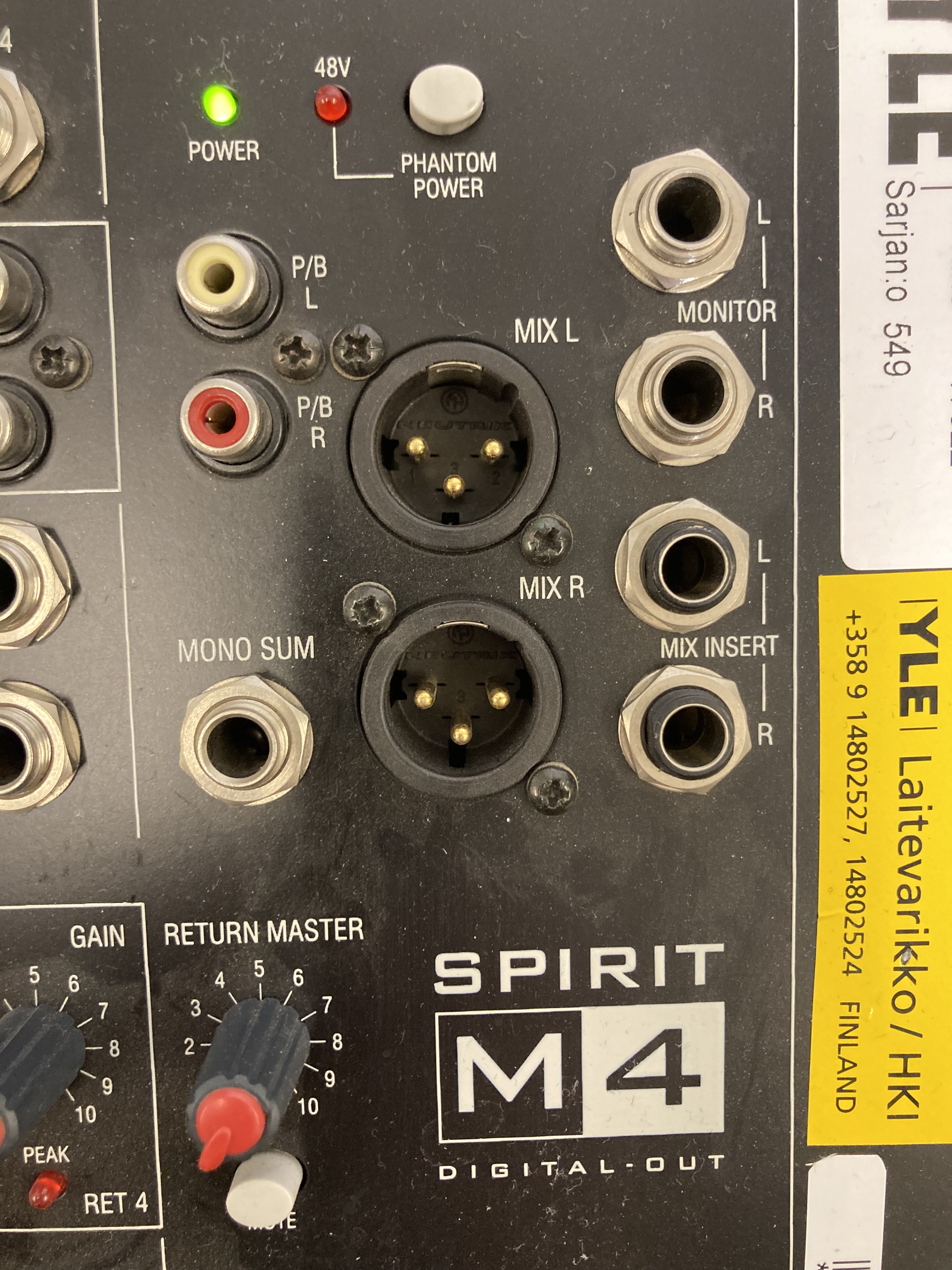 Soundcraft Spirit M4 Mixer - PS Auction - We value the future