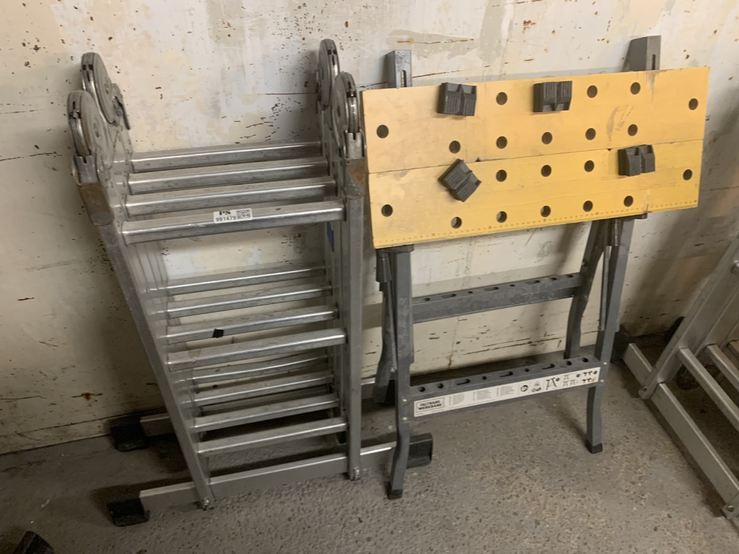 Ladder Workbench Folding ladder and workbench - PS Auction - We value the future ...