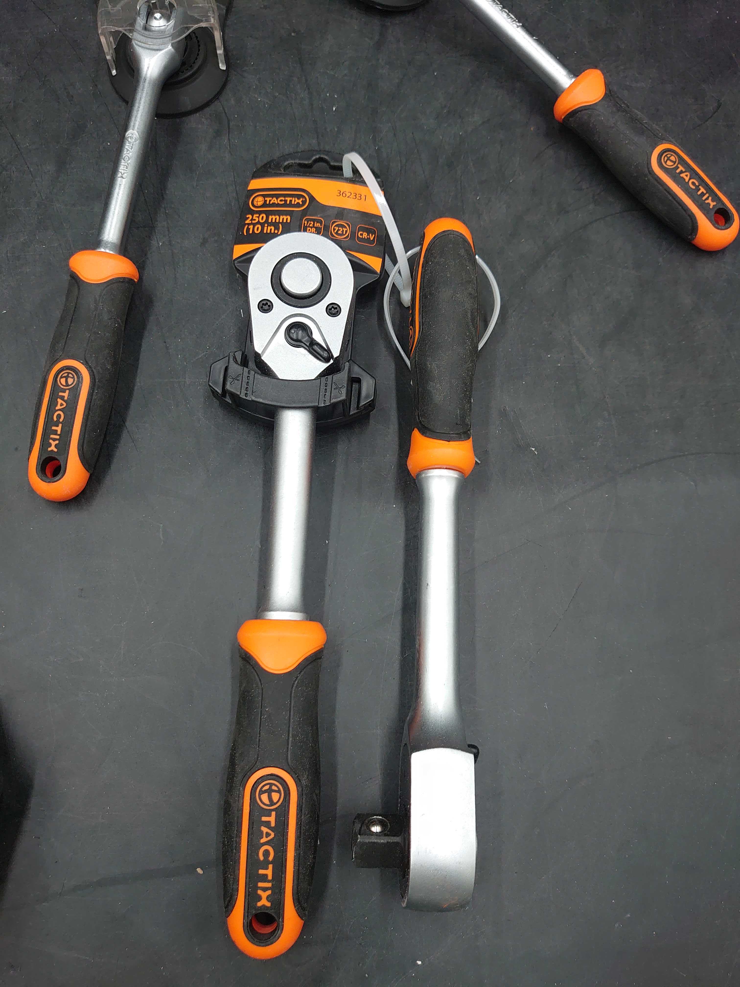 3 Tactix ratchet handles + 3 articulated handles - Shipping included ...