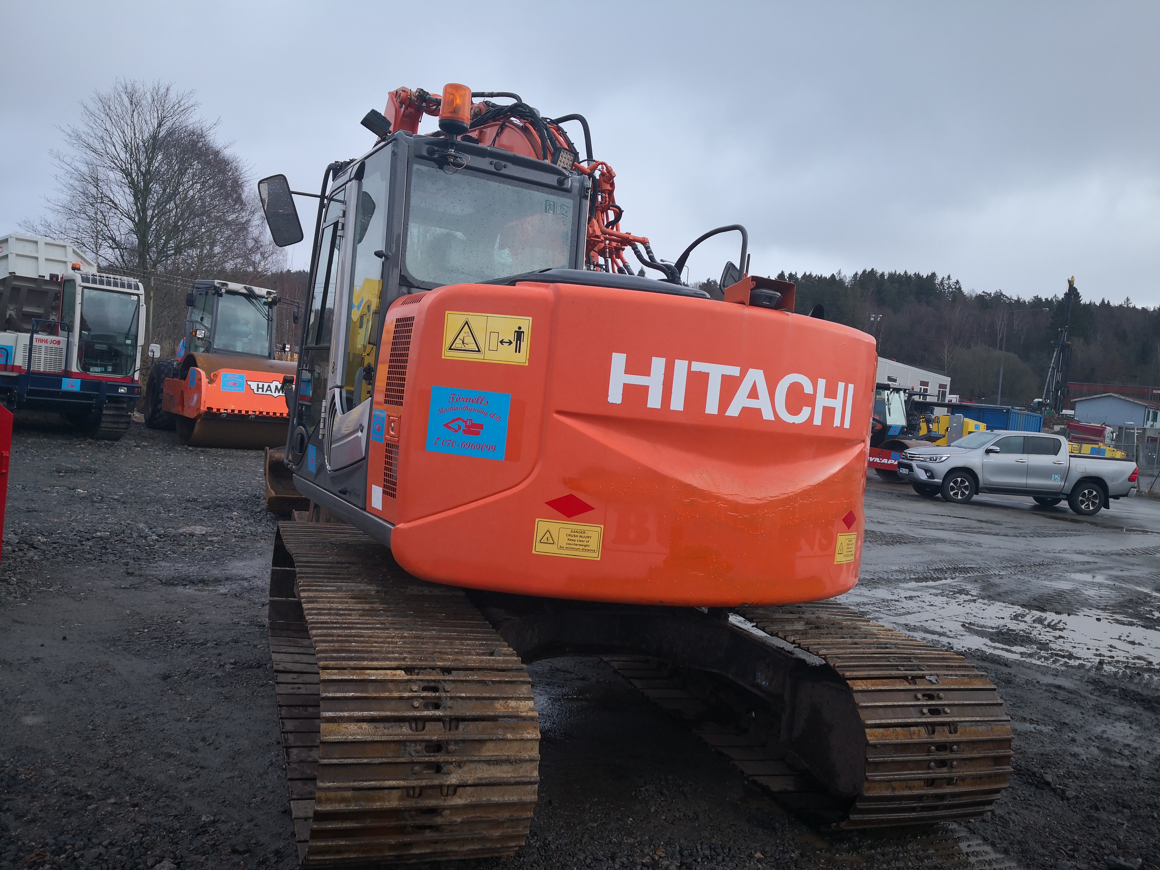 Track excavator Hitachi ZX135US-3 -11 rototilt (5500h) - PS