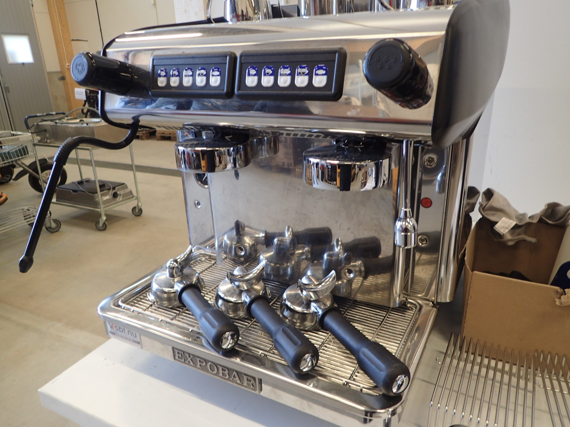 Espresso maskin inkl kaffekvarn Auktioner online Nätauktioner