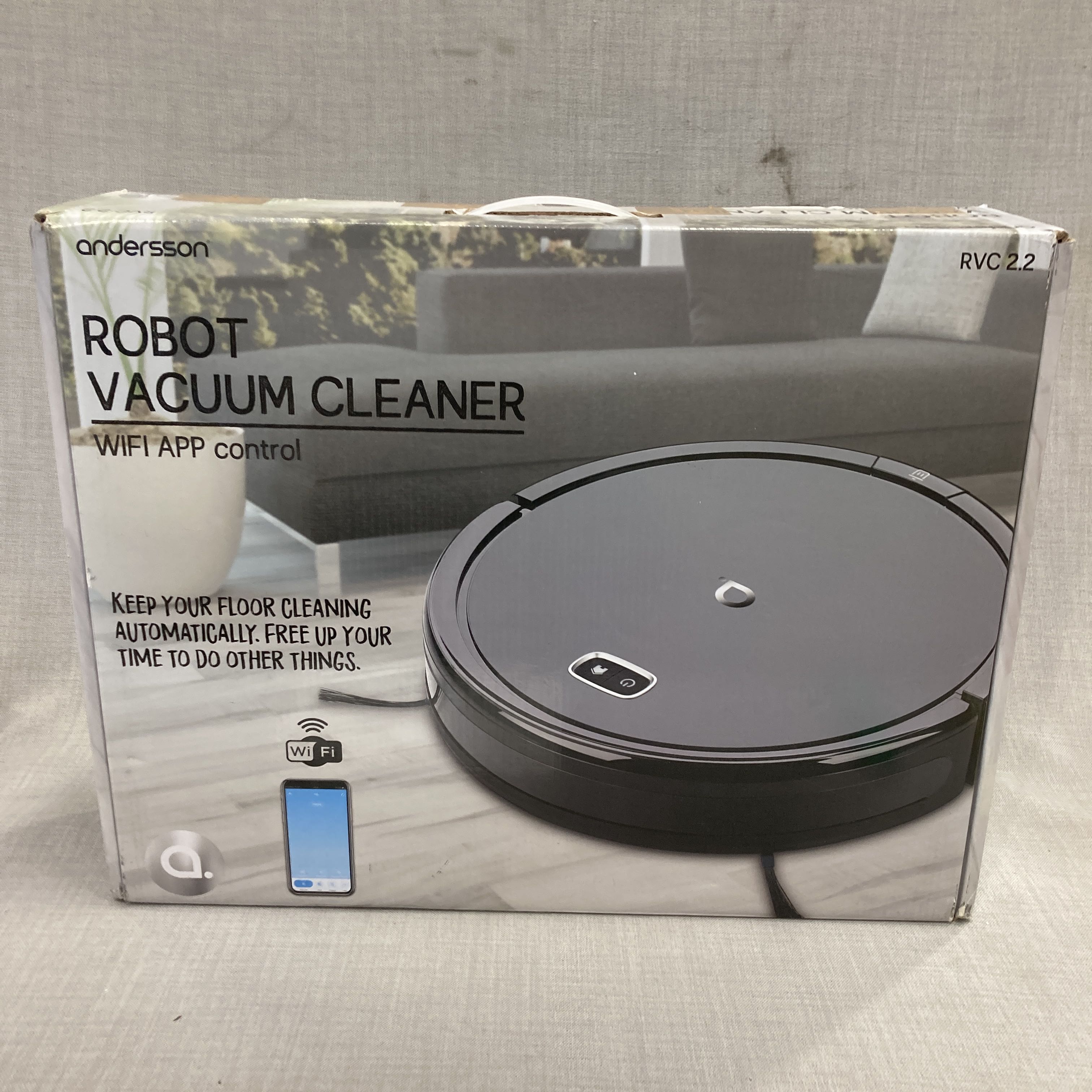 Robot vacuum cleaner Andersson RVC 2.2 (Used condition) PS Auction
