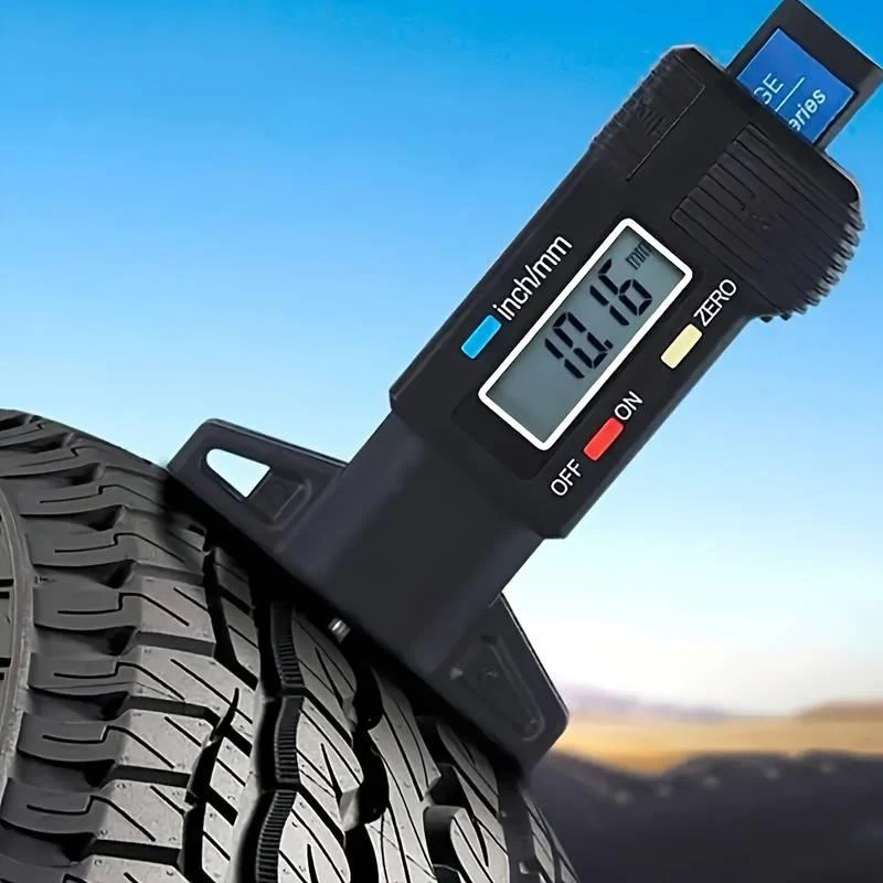1519075-2 Tire depth gauge, 5 pcs - digital, LCD display
