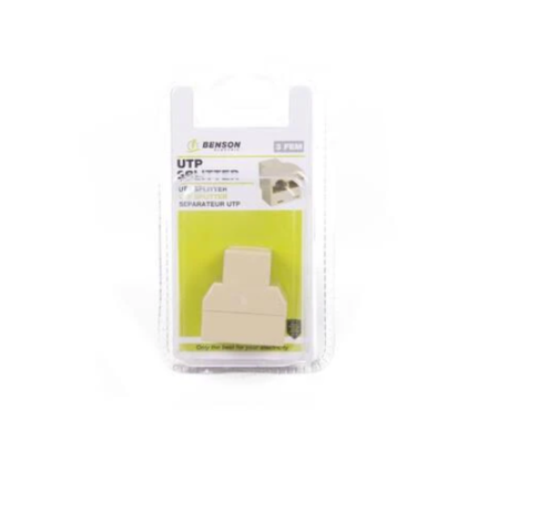 1519077-3 Network splitter RJ45, 10 pcs - CAT5, 3x female