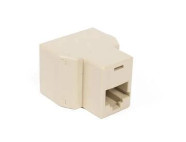 1519077-2 Network splitter RJ45, 10 pcs - CAT5, 3x female