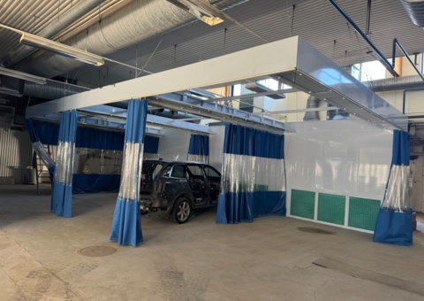 Car treatment station (spot/workstations) – for 3 vehicles