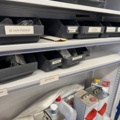 1405759-9 Sheet metal cabinets & shelving systems with drawers including contents