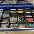 1405759-14 Sheet metal cabinets & shelving systems with drawers including contents