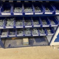 1405759-17 Sheet metal cabinets & shelving systems with drawers including contents