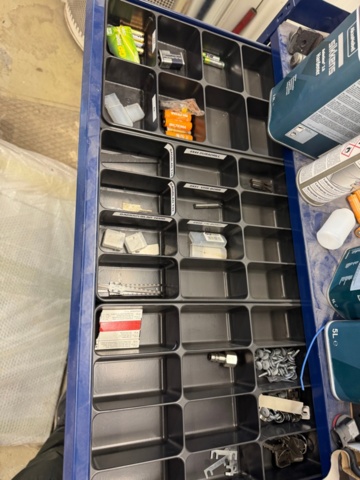 1405759-19 Sheet metal cabinets & shelving systems with drawers including contents