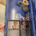 1405759-21 Sheet metal cabinets & shelving systems with drawers including contents