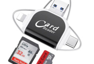 1519120 Kortläsare 10 st - USB-C, SD/TF, 4-i-1 multiport