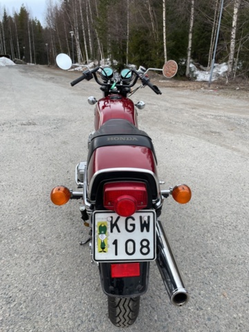 1521023-8 HONDA CB 750 F Super Sport - 1977. Collector's vehicle.