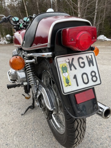 1521023-10 HONDA CB 750 F Super Sport - 1977. Collector's vehicle.