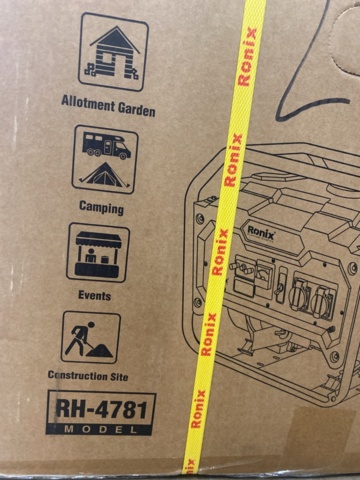 1519726-5 Generator bensin effekt 4 Kw / 4.9 kW motor - Ronix Tools