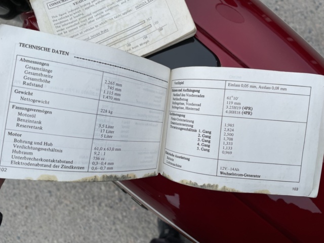 1521023-48 HONDA CB 750 F Super Sport - 1977. Collector's vehicle.