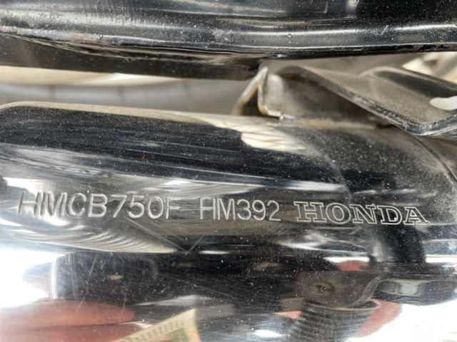 1521023-50 HONDA CB 750 F Super Sport - 1977. Collector's vehicle.