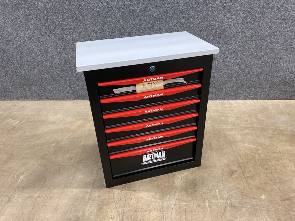 1519724-2 Tool trolley with wheels - 5 drawers and a cabinet Artmann