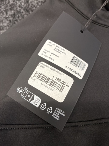 1521036-3 Sweatshirt J.Lindeberg Jodi Quarter Zip, Strl S