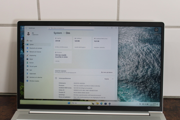 1502012-4 Laptop HP ProBook 450 G9 15.6"
