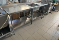 1140916 Long input bench (left) approx. 220x65x90 cm