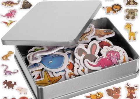 Fridge magnets 10 pcs - animal motifs, set of 42