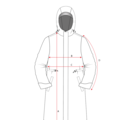 1521100-2 Raincoat, 2 pcs - Dry By Design, long, size L