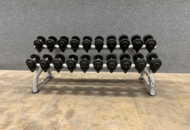 1519709 Dumbbell rack & dumbbells 10-22.5kg