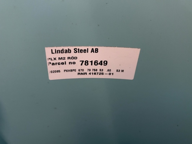 1499576-7 Plåtrullar - Lindab PLX M2