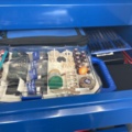 1491466-7 Cabinet with contents