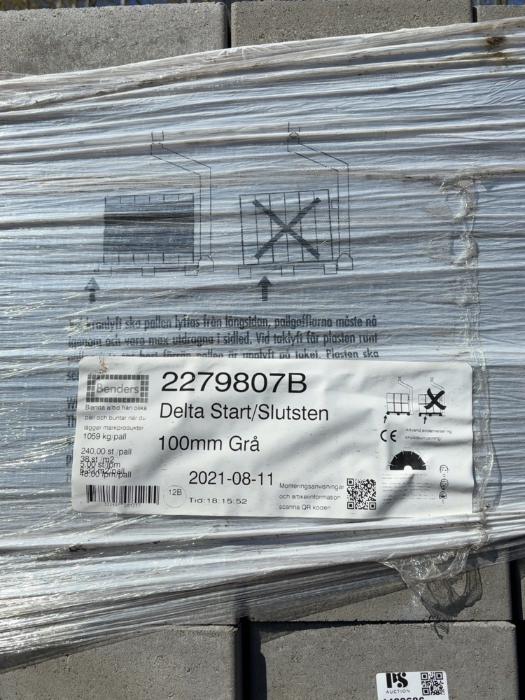 1499606-2 Marksten - Benders Delta Start/Slutsten