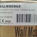 1518627-4 Väggskåp - Malmbergs, 300x300x150 mm, IP66