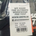 1518634-3 Arbetsbyxor, 5 st - Gesto Workwear, stl C54/154, marinblå, reflexdetaljer