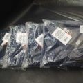 1518635-2 Arbetsbyxor, 5 st - Gesto Workwear, stl C54/154, marinblå, reflexdetaljer