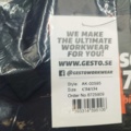 1518635-3 Arbetsbyxor, 5 st - Gesto Workwear, stl C54/154, marinblå, reflexdetaljer
