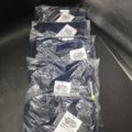 1518645-2 Arbetsbyxor, 5 st - Gesto Workwear, stl C58/158, marinblå, reflexdetaljer