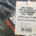 1518702-3 Arbetsbyxor, 5 st - Gesto Workwear, stl D84, marinblå, reflexdetaljer