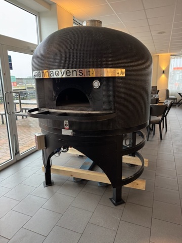 1421816-2 Neapolitan Pizza Oven Drago D2 Wood/gas