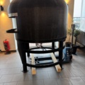 1421816-3 Neapolitan Pizza Oven Drago D2 Wood/gas