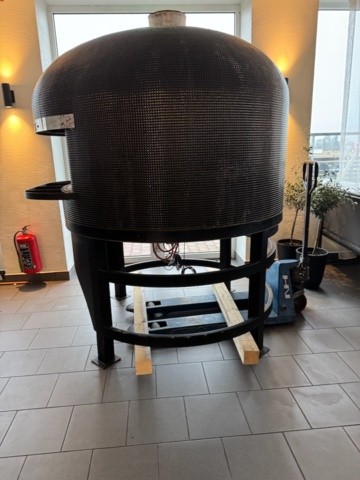 1421816-3 Neapolitan Pizza Oven Drago D2 Wood/gas