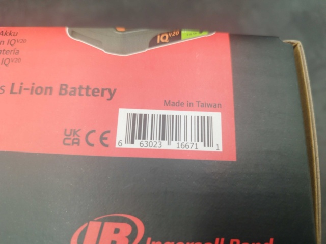 1521417-3 Battery - Ingersoll Rand, BL2013 IQV20 20V 2.8Ah
