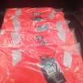 1521435-2 Varselsweatshirt, 5 st - Gesto, storlek S, röd