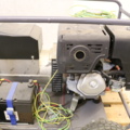 1417012-11 Generator on wheels. Honda engine.