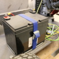 1417012-16 Generator on wheels. Honda engine.