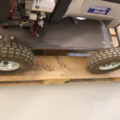 1417012-20 Generator on wheels. Honda engine.