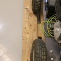 1417012-21 Generator on wheels. Honda engine.