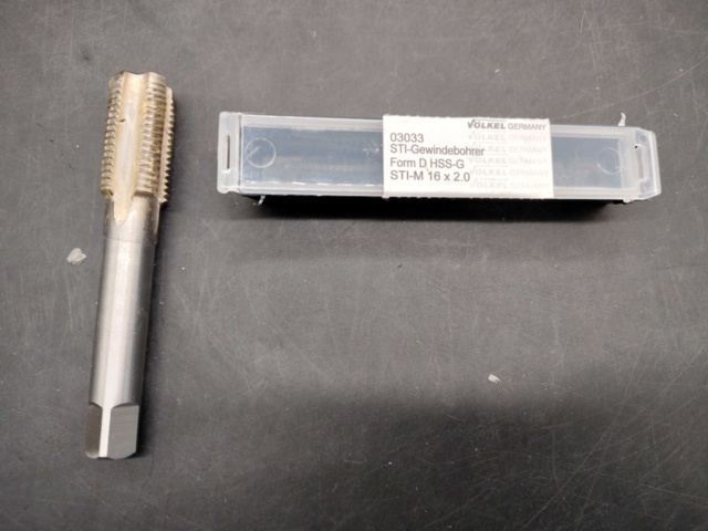 1522144-3 Threaded pins, 5 pcs - Völkel, M16x2.0, M20