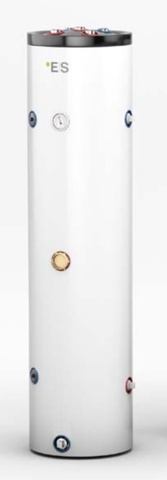 1522551-10 15 kW luft/vatten värmepump från Energy Save. Varmvattentank, bufferttank och markstativ K63